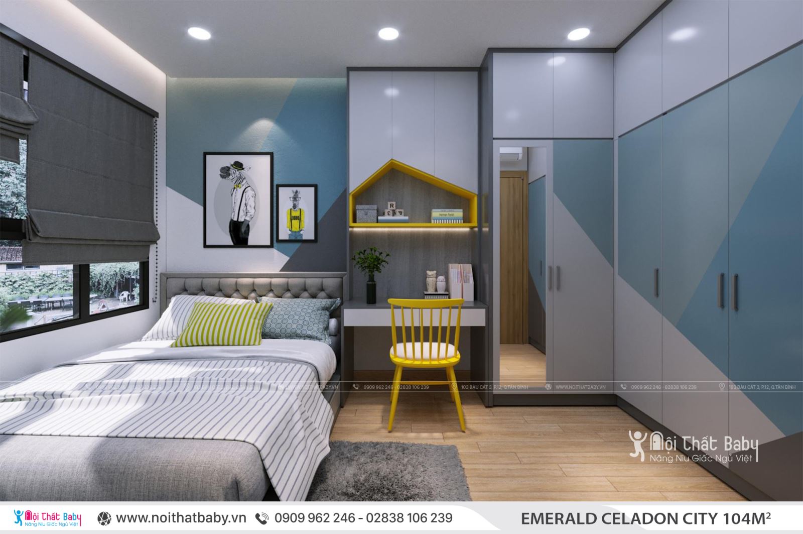 Tổng hợp các mẫu thiết kế nội thất Chung cư Emerald Celadon City